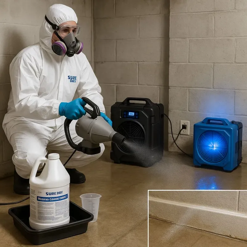 Sanitization and Odor Removal process in Navasota, TX