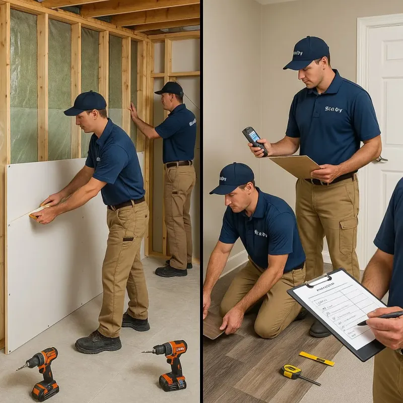 Repairs and Reconstruction process in Navasota, TX